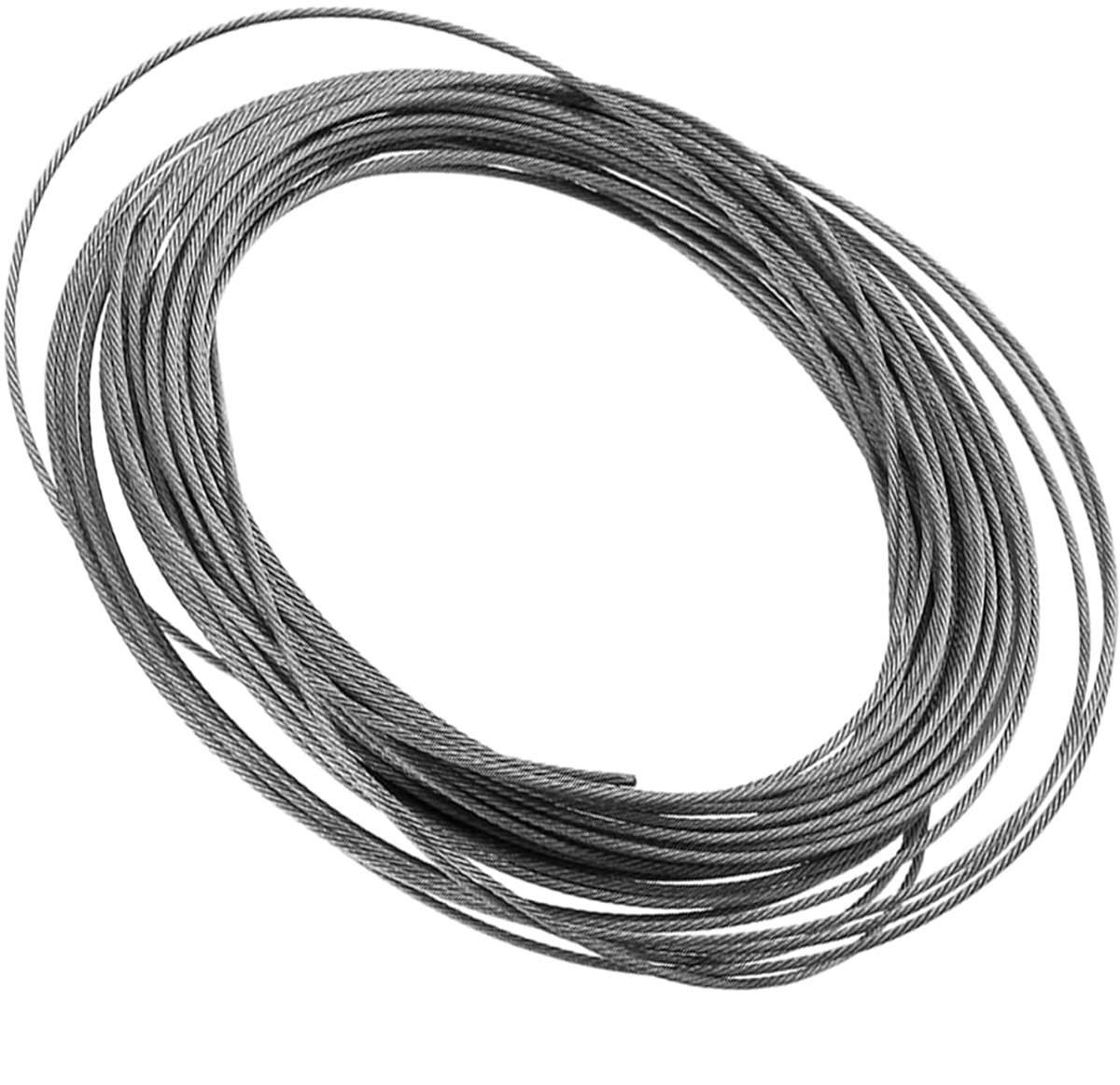 Dailygoods- RVS Kabel 15 Meter - Roestvrij Staal - Duurzaam - Flexibel - Hoge Temperatuur Weerstand - Voor Commerciële/Industriële Toepassingen - Staa