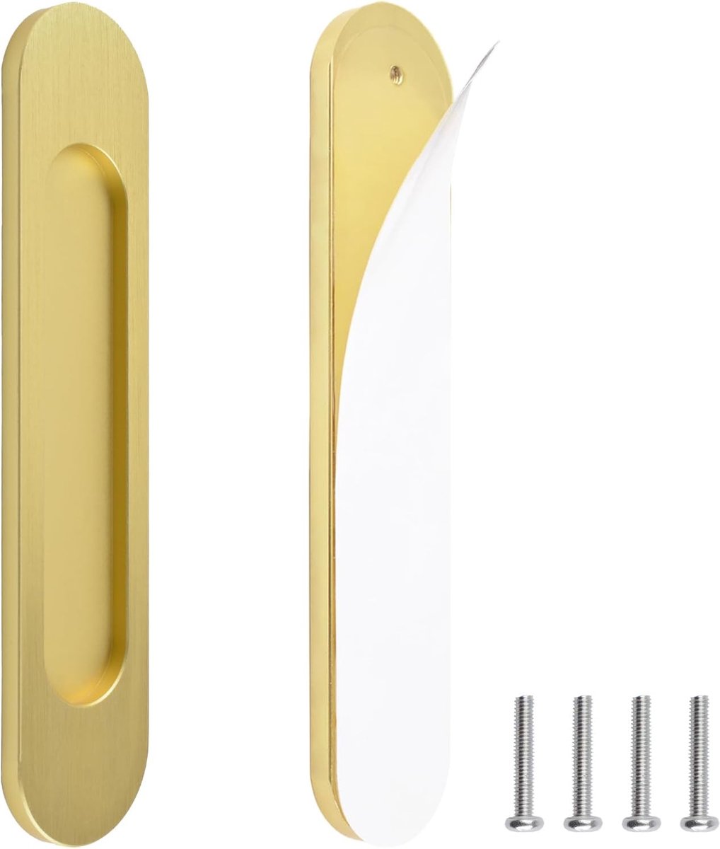 Dailygoods- Deurgreep Modern Design - Aluminium Handgreep - Antislip Deurknop - Zwart - Voor Schuifdeuren - Hoogwaardige Kwaliteit