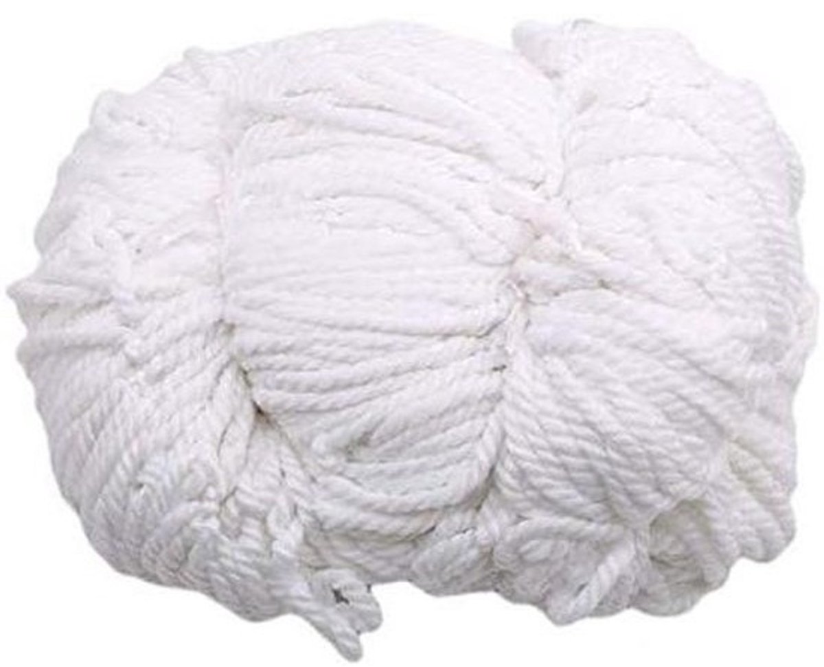 Voetbal Doelnet - Vervangend Net - Sport Training - Weerbestendig Polypropyleen - 2.4 x 1.8 m - Wit