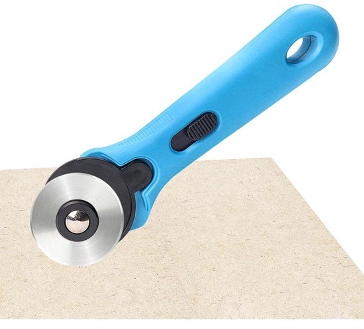 Roterende snijder - Stofwiel - Naaien quilten knutselen - Precisie kogellagers - 19.5 cm - Grijs