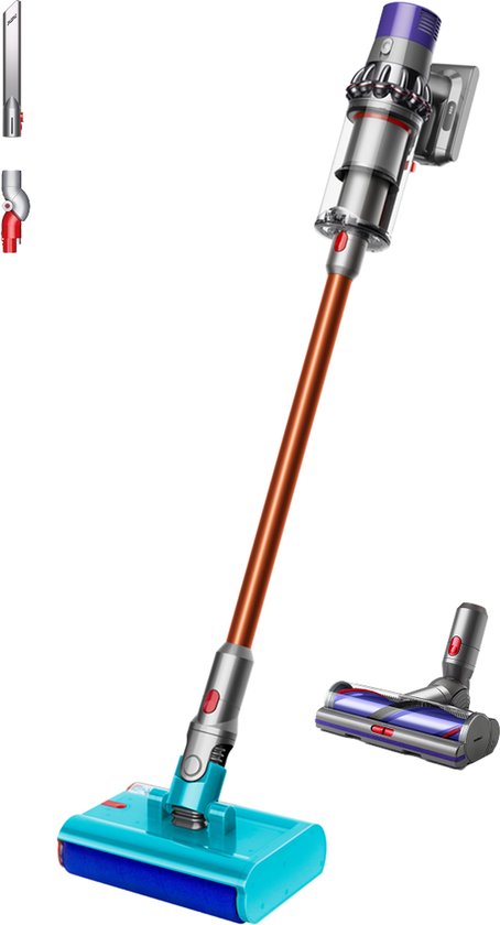 Dyson Cyclone V10 Submarine™ - Met Low-reach Adapter - Steelstofzuiger met dweilfunctie - Gebruikerstijd 60 min
