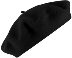 Alpinopet baret zwart