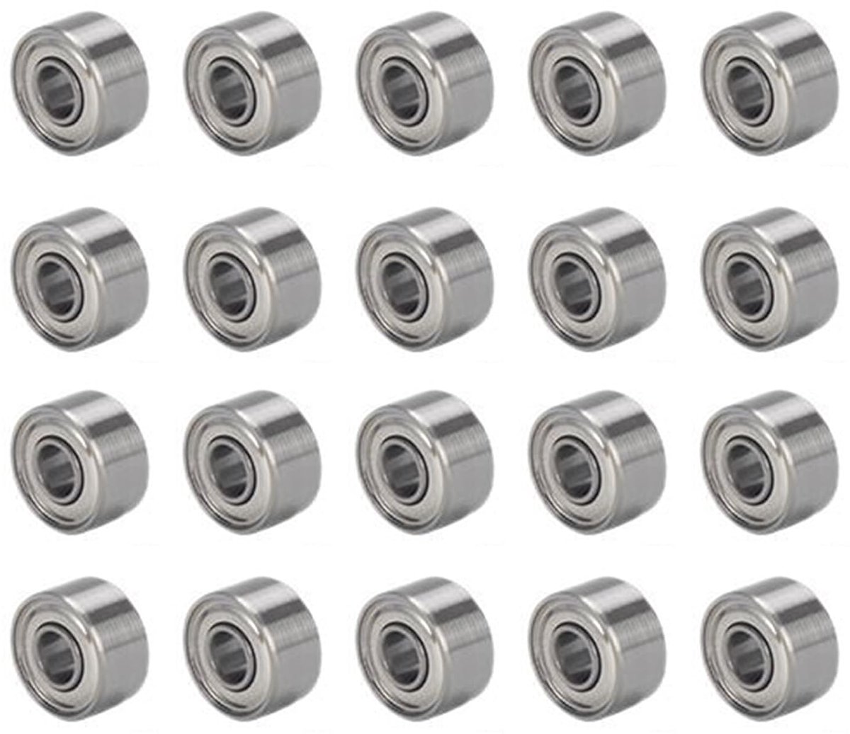 20 x 693ZZ Miniature Ball Bearings, 3 x 8 x 4 mm, Precision Steel Bearings, Double Sealed for Model Making, 3D - ShopVlot