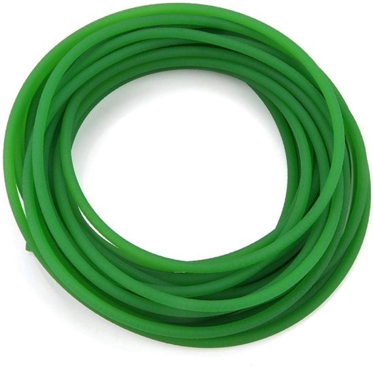 Allecto - Groene riem met ruw oppervlak - Hoogwaardige PU-polyurethaan - 5 mm x 10 m - Voor aandrijftransmissie - Ideaal voor verpakkingsmachines - Ster...