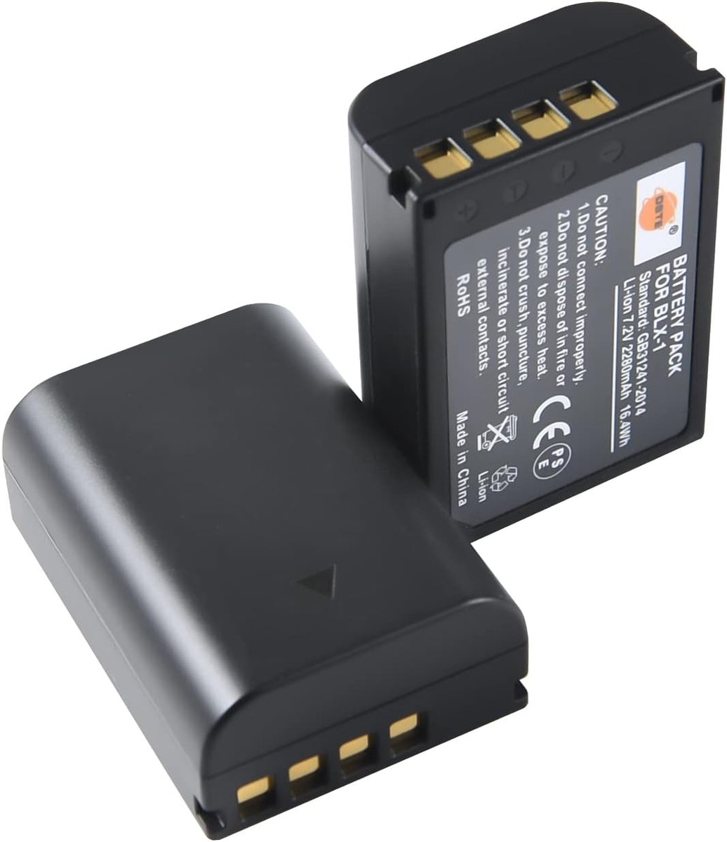 DSTE 2PCS BLX-1 BLX1 Li-ion Battery Compatible with Olympus OM-1 OM1 Camera - ShopVlot