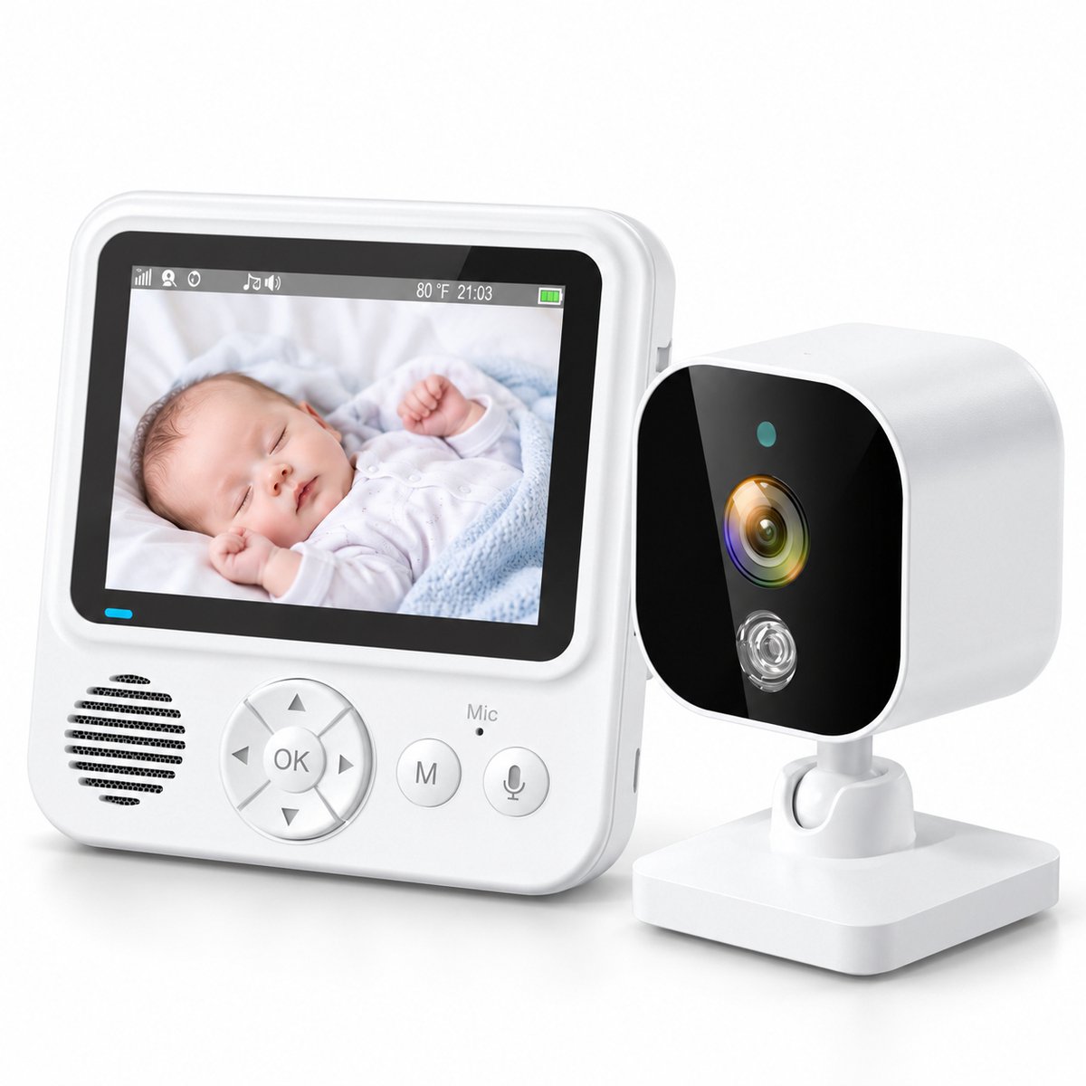 pdd Germany Babyfoon met Camera 2.8 Inch Scherm Nachtzicht - pdd Germany - €34,99