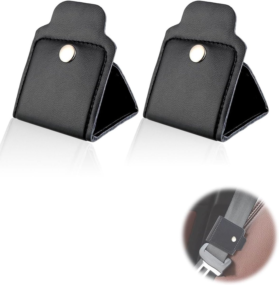 2 Pcs Car Seat Belt Clamps Car Seat Belt Shoulder Protector Positioning for Adults Children - ShopVlot