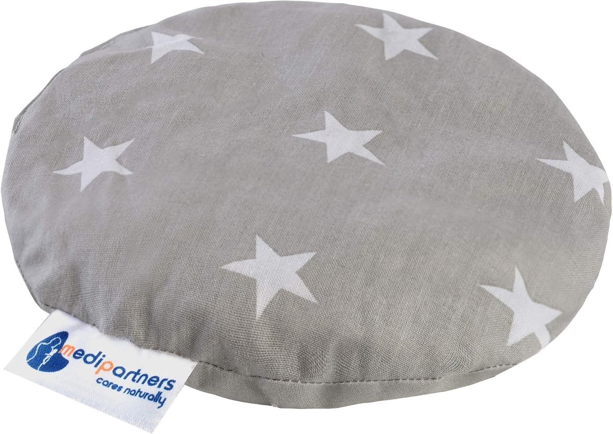Cherry Stone Pillow Heat Cushion for Babies 180g Round 15cm Eco Nature 100% Cotton Medi Partners Heat + Cold Massage Therapy