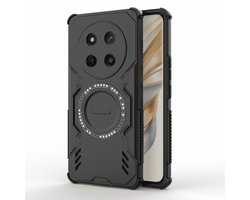 Hoesje geschikt voor HONOR Magic7 Lite/X9c - Techsuit ArmorMag Back Cover - Geschikt voor MagSafe - Zwart