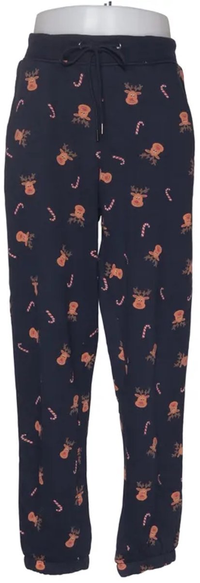 Livergy Heren Kerst Joggingbroek / Blauw / Met Zakken / Maat XL
