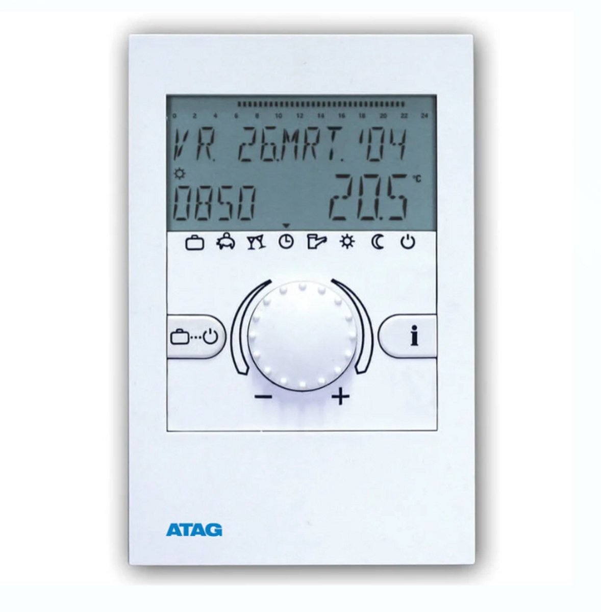 ATAG BrainQ RSC/2 Modulerende Digitale Klokthermostaat - Ruimteregelaar - AW1BQ05U