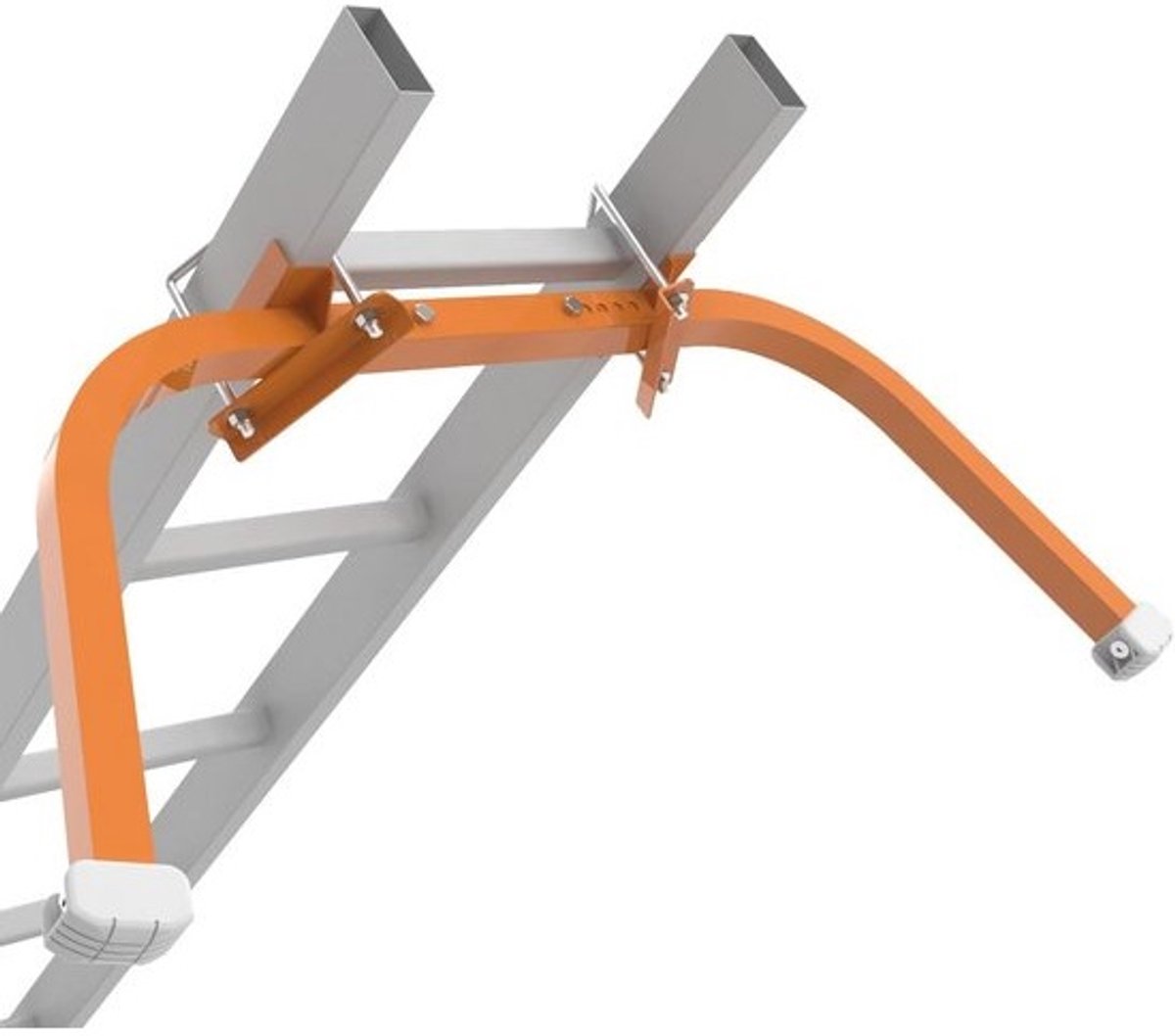 Ladderstabilisator - voor wandladder - met vleugelspan - Sterke ladderbevestiging - voor dakgoten
