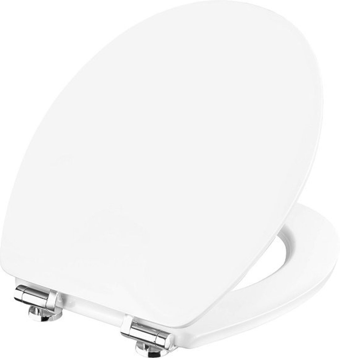 Witte toiletzitting - Met softclosemechanisme - Snelle bevestiging - Comfortabele zitting - Voor elke interieurstijl