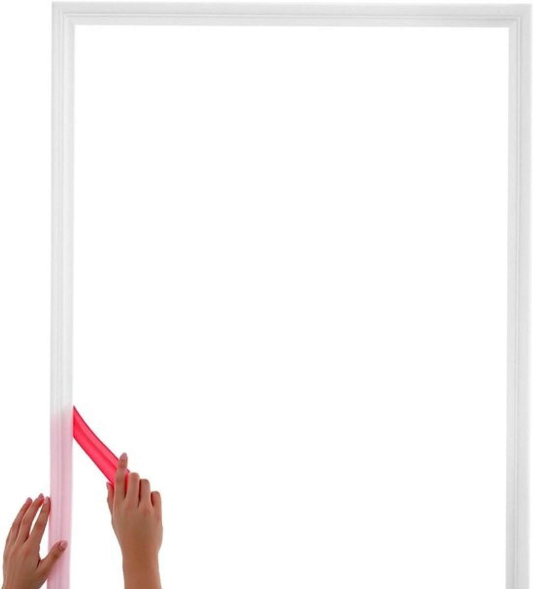 Zelfklevende sierlijsten voor doe-het-zelfdecoratie - 40mm x 6m - Ideaal voor kasten, deuren, spiegels