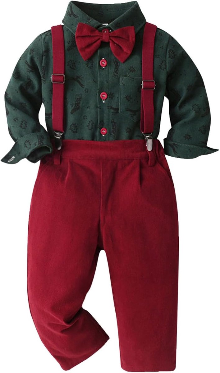 2-delige set voor jongens, katoen, bovendeel en broek voor kinderen, babyoutfit, trui, joggingpak, warm, zacht, winter, comfortabel, elegant, outdoor, weekend, cadeau, A128