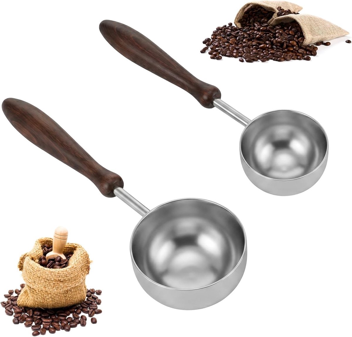 2 STKS Koffie Schep 2 Eetlepel, 15/30ml Koffie Maatlepel