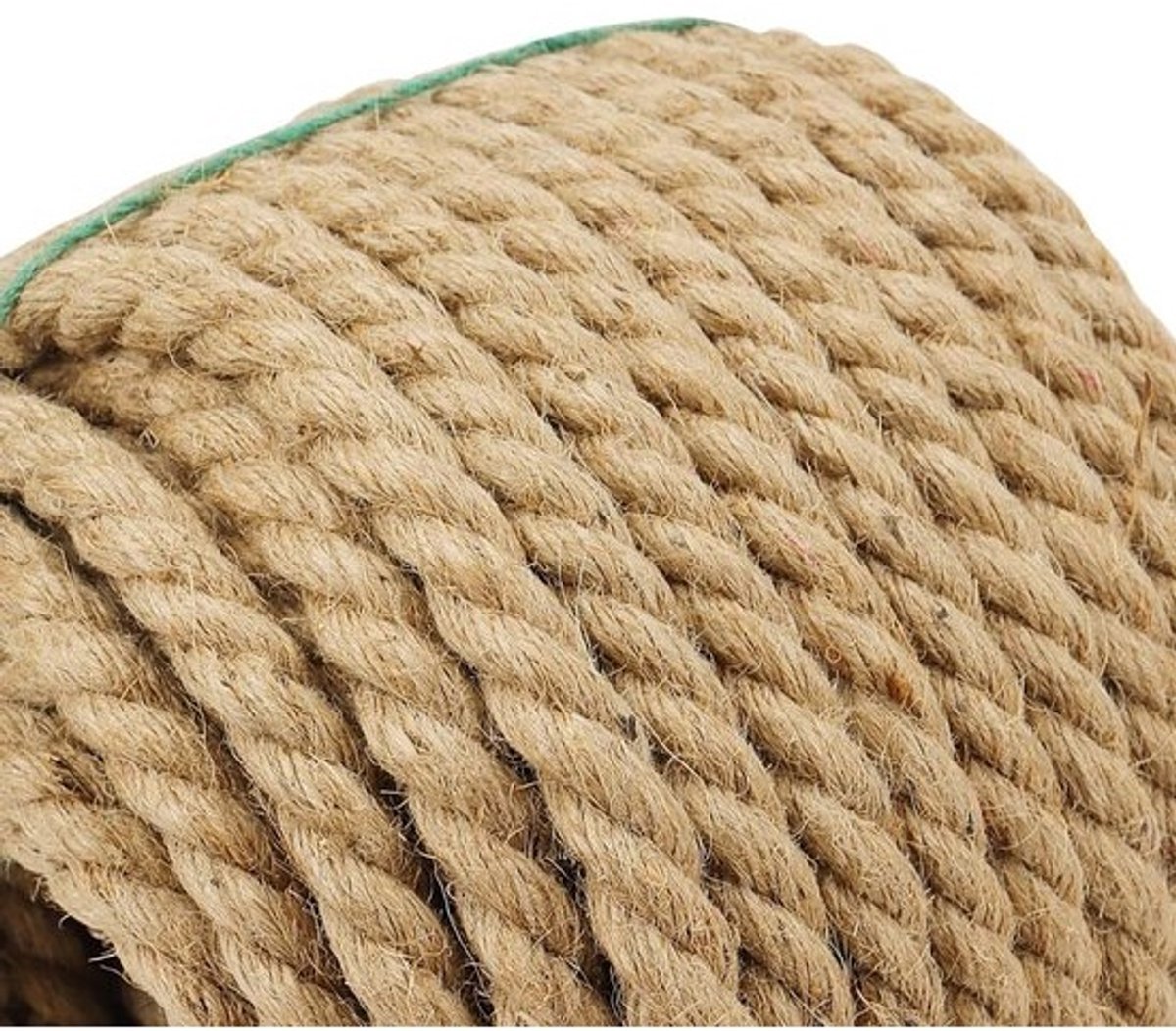 Natuurlijk jutetouw - 30 m x 1,2 cm voor knutselen en decoratie