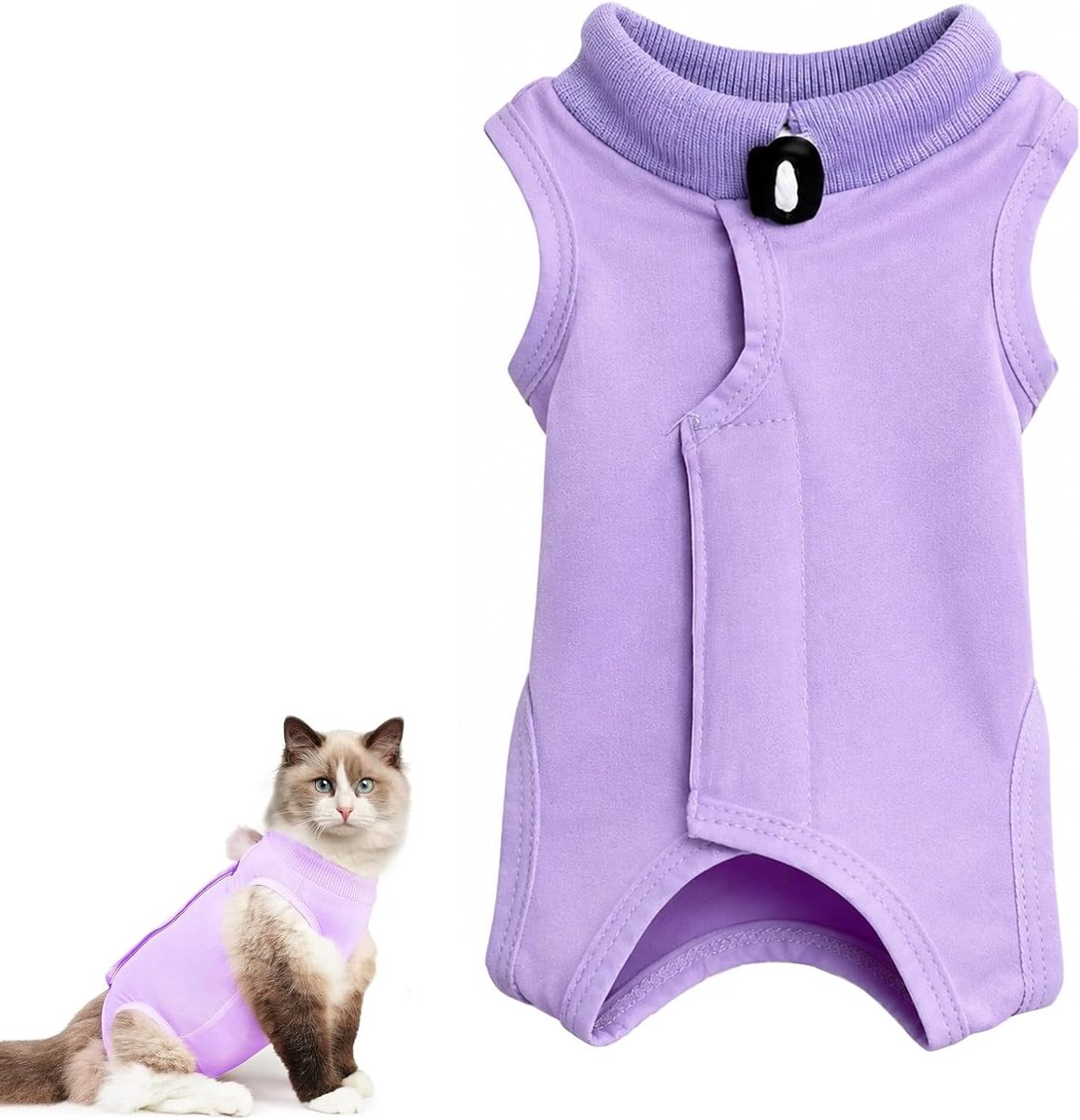 1x Medisch Kattenhemd na Operatie Grote Katten Maat L
