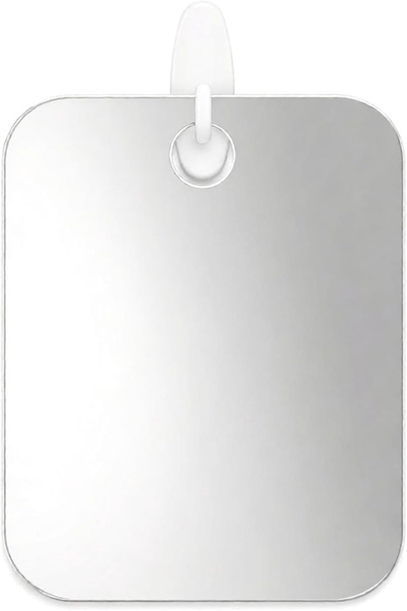 Anti-condens, onbreekbaar, zonder frame, 17 x 13 cm, zilver