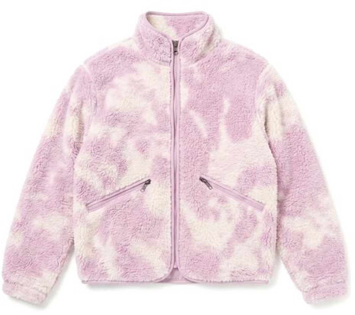 Urban Classics Ladies Printed Sherpa Jacket Dames Tussenseizoensjas – S Roze