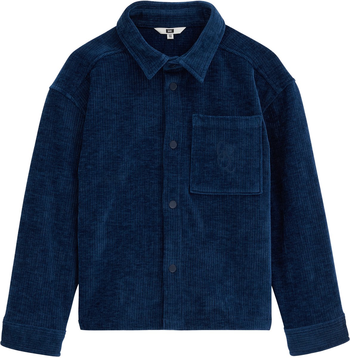WE Fashion Jongens corduroy overshirt met embroidery