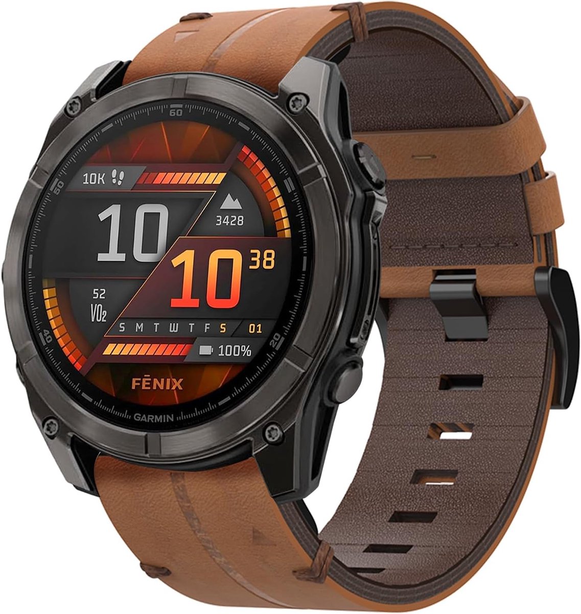 Leather bracelet for Fenix 8 51 mm - ShopVlot