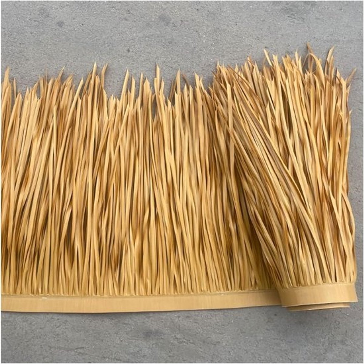 Kunst rieten dak - Synthetisch gras - Tuindecoratie - Waterdicht PE-materiaal - 05 x 4 m - Natuurlijk groen