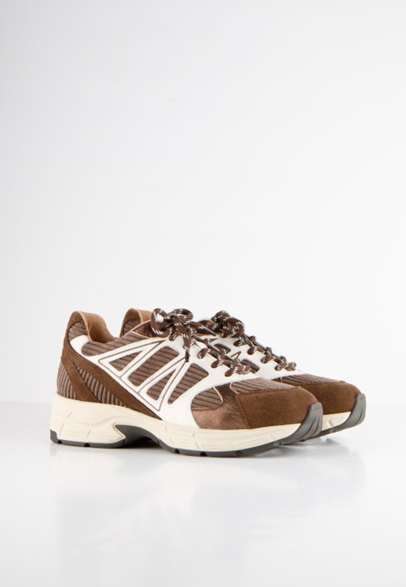 DWRS Saru - Corduroy - Sneakers - Bruin - 41