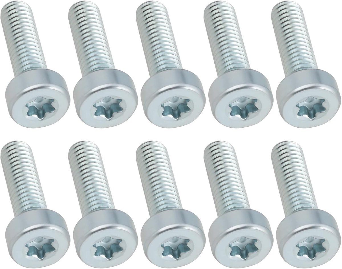 10 Stks M6x20 Bout T27 Spline Schroeven 9022 341 1300 90223411300 Compatibel met Stihl