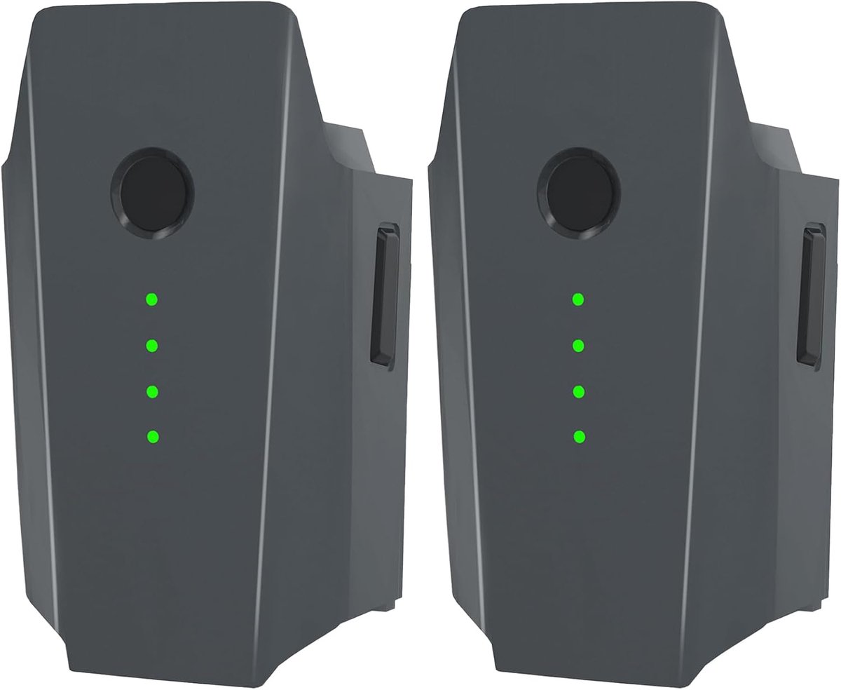 2 stuks Mavic Pro accu, 11,4 V 3830 mAh Intelligent Flight reserveaccu voor DJI Mavic Pro Platinum, Alpine, White Drone (niet geschikt voor Mavic 2)