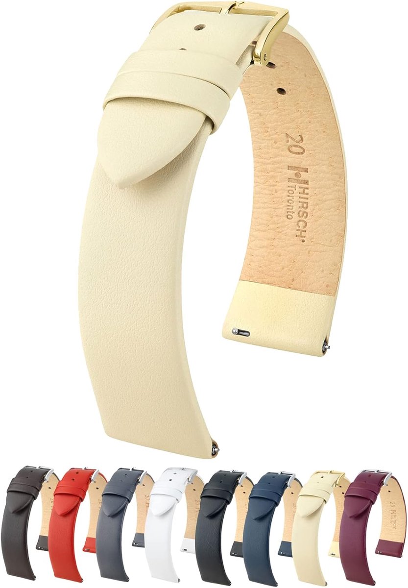 Horlogeband 18mm - Echte kalfsleer - Snelle release - Comfortabel en flexibel - ShopVlot