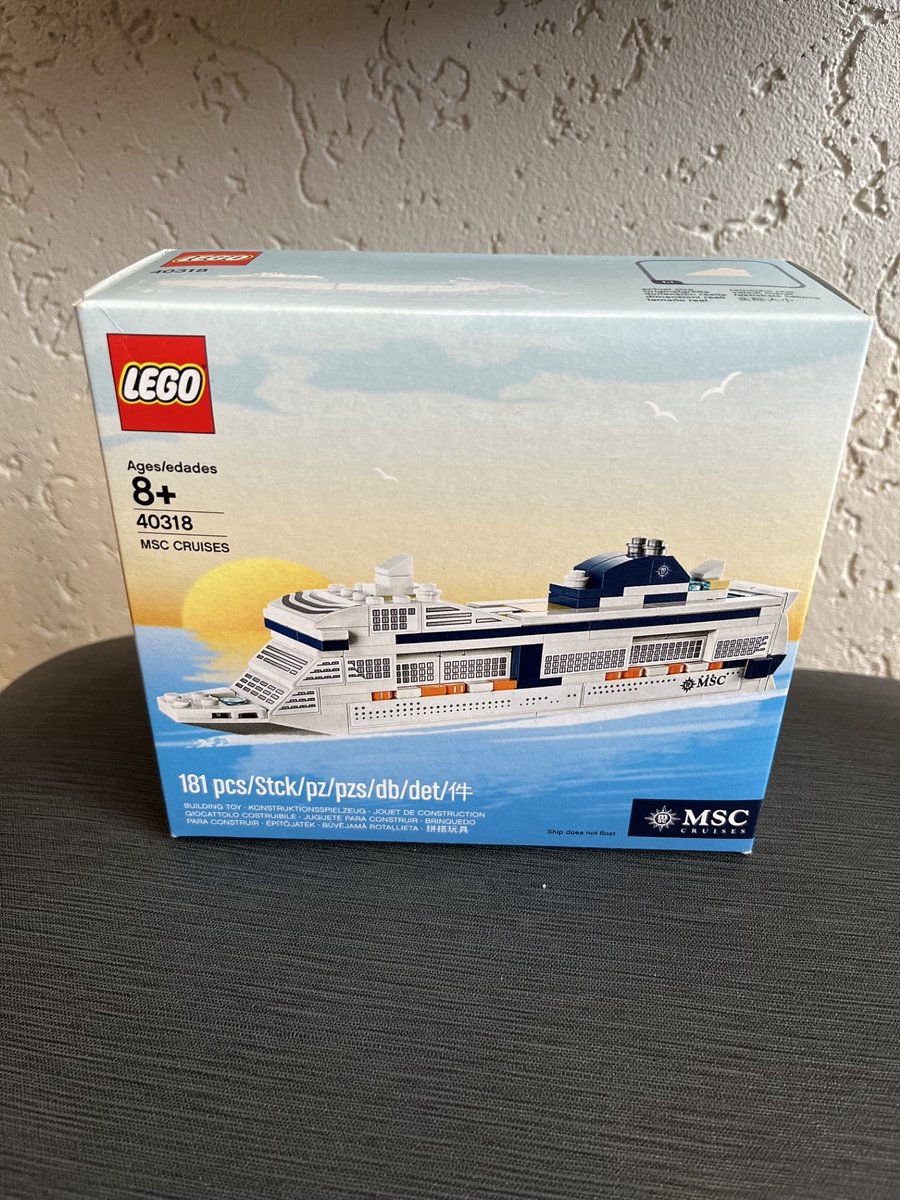 LEGO 40318 - MSC Cruises (Heruitgave LEGO 40227 MSC Meravilgia)