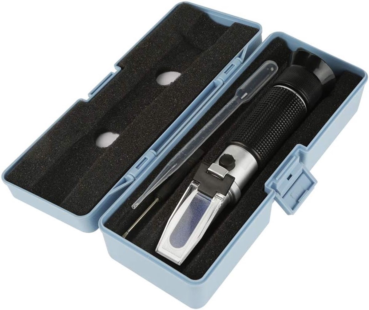 Salinity Refractometer, Professional Automatic Temperature Compensation Salinity Refractometer for Aquariums, Maritime - ShopVlot
