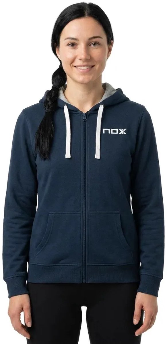 Nox Team Sweatshirt Met Rits Blauw XS Vrouw