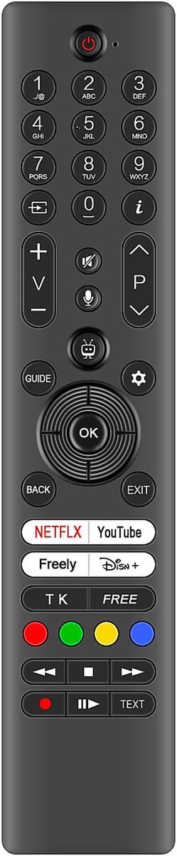 ALLIMITY RC45195T-V1 Voice Remote Control Compatible with Panasonic W60 Series LED 4K Ultra HD TV TB-65W60AEY - ShopVlot