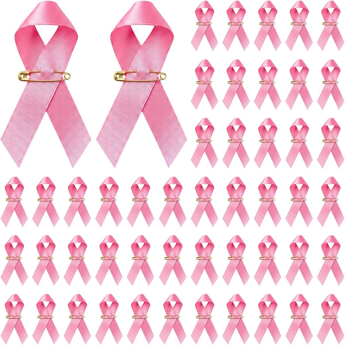 Lint broche borstkanker pin pin voor vrouwen 150 stuks