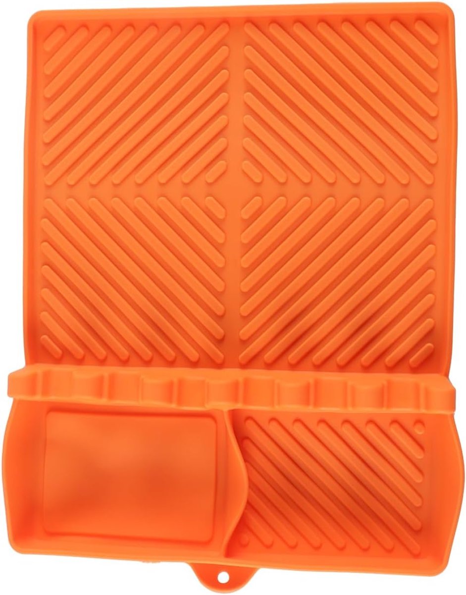 SnelShoppen - Silicone bakmat voor barbecue accessoires, anti-slip grillmat voor kruiden, flessen en grillgereedschap, hittebestendig, eenvoudig te re