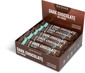 OKONO Dark Chocolate Seasalt Display - 20 Repen Pure Chocolade Zeezout - Zonder Toegevoegde Suikers - Keto Chocoladereep met 23 g Vezels per 100 g - Glutenvrij en Vegan