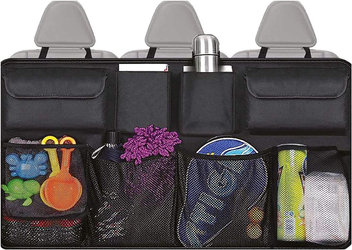 GADLANE Car Boot Storage Organizer - Heavy Duty Back Seat Car Organizer, Waterproof, Foldable Car Storage Net Bag for Any Car or Van - 86cm x 45cm