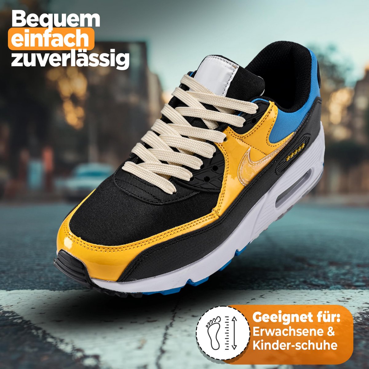 LaceHype - 2 paar premium veters van 10 mm, schoenveters van polyester LC1, beige, 60 cm - 2 Paar - ShopVlot
