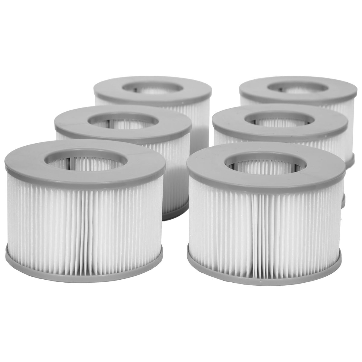Filterpatronen voor opblaasbare spa - set van 6 - eenvoudig te vervangen - voor optimale waterkwaliteit - ShopVlot