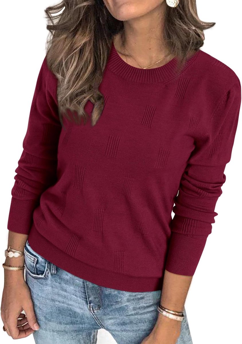 Damestruien Korte Lange Mouwen Lente Zomer Crew Neck Dames Gebreide Tops Casual Dressy Sweate