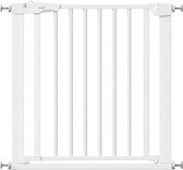 LUVION® Safety Gate Plus Traphekje – Klembevestiging (Zonder Boren Mogelijk) – 76–82,9 cm – Wit