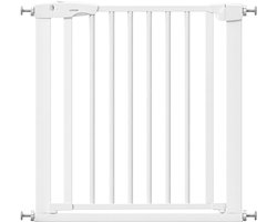 Luvion ® Safety Gate Plus Traphekje – Klembevestiging (Zonder Boren Mogelijk) – 76–82,9 cm – Wit