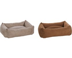 Flamingo - Mand Pasco Rechthoekig Meerdere kleuren - 65 x 45 x 20 cm - Hondenmand - Hondenkussen