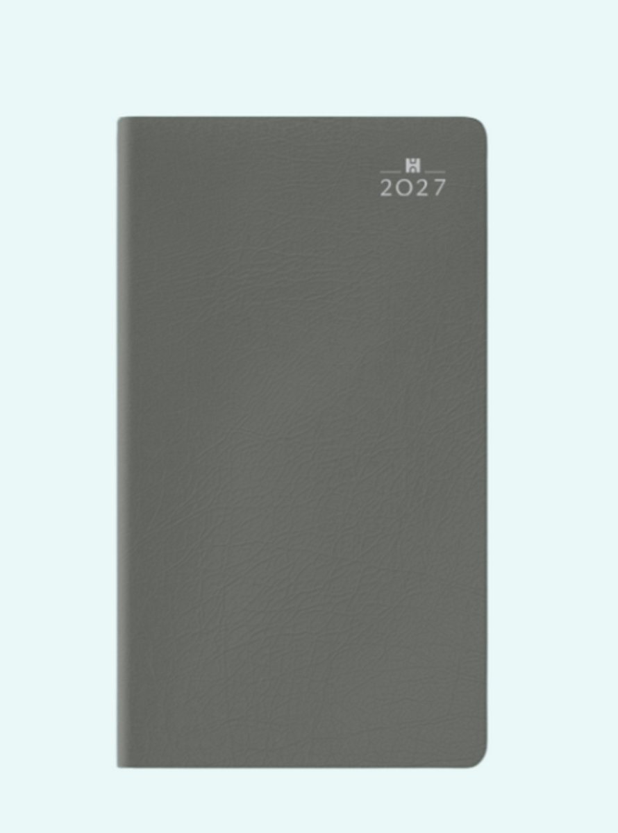 Castelli zakagenda H35 Bari 2027 - 1 week over 2 pagina's - formaat 8.7x15.3 cm - nederlandstalig - Bruin