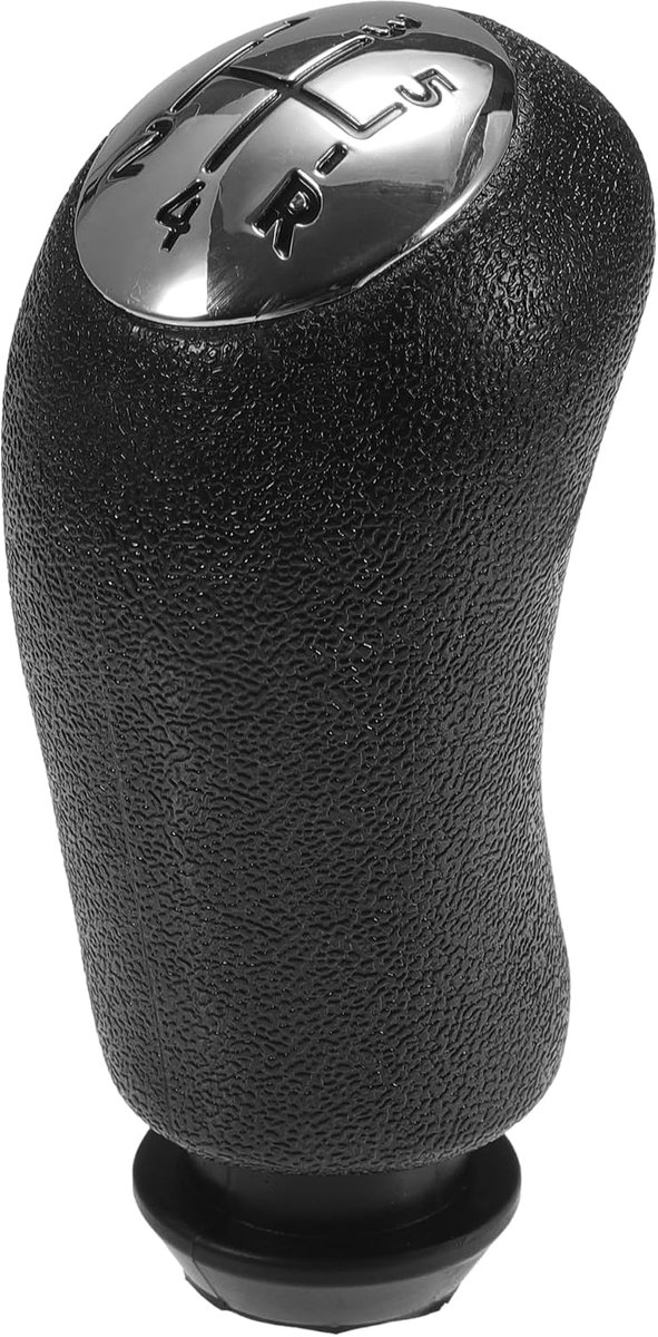 5 Versnellingen Handmatige Versnellingspookknop voor Renault Clio III 2005-2009 / Front Automotive Versnellingsbak Stick Shifter Lever Knob Duurzaam Plastic / 1 Stuk Zilverkleurig