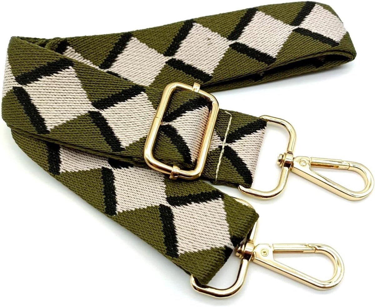 Schouderriem voor tassen, breed, tassenriemen om te wisselen, tasriem met karabijnhaak, goud, draagriem tas 80-140 cm voor dames schoudertas, handtas accessoires, 3,8 cm, 01