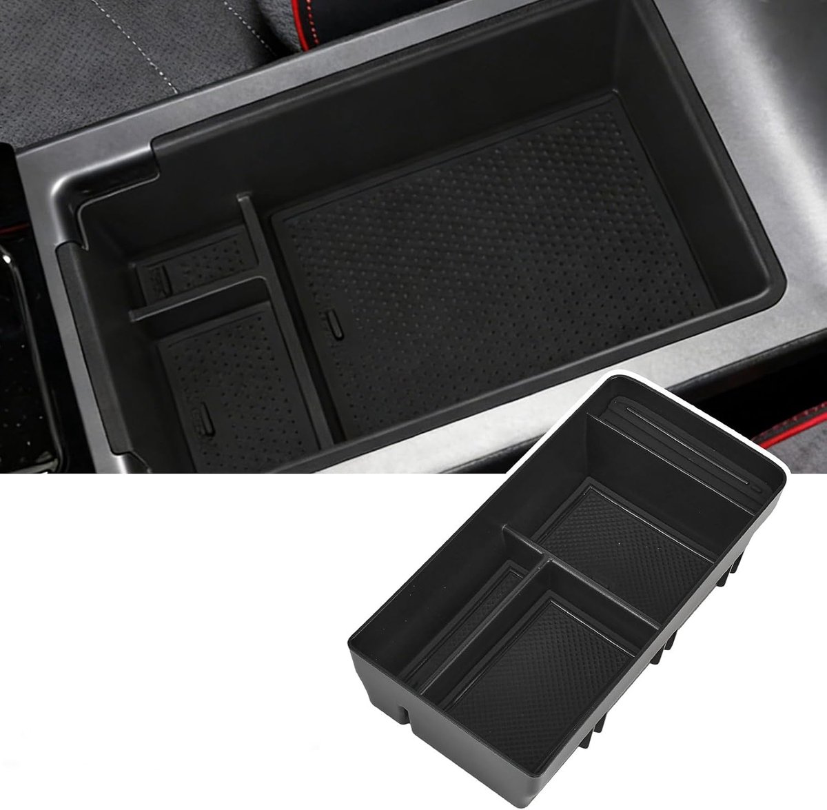 Centre Console Organizer Tray Compatibel met VW ID.3 2021-2025 Armleuning Box, Tidy Opslag Auto Accessoires voor ID.3 - ShopVlot
