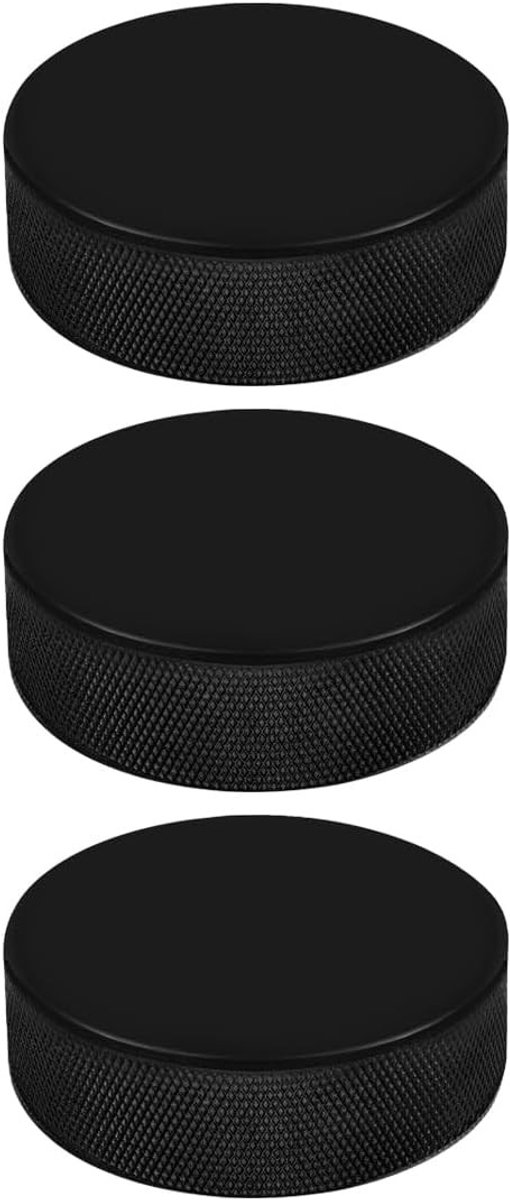3 Stuks Rubber Hockey Schijven - Blauw - Ideaal voor Training en Spel - Maat M